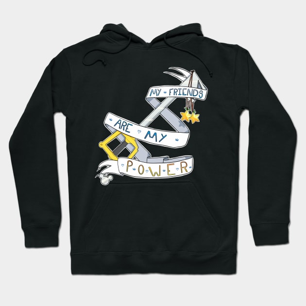 [ KH ] My Friends, My Power 2.0 Hoodie by NeoSora